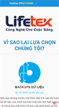 Mobile Screenshot of lifetek.com.vn